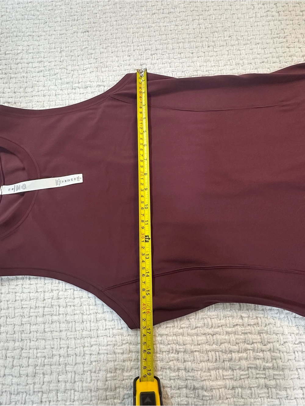 Lululemon Invigorate Training Maxi Dress Size 10 Red Merlot Everlux - Picture 8 of 16
